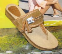 scholl lakeba size 4 only sandal tan upper