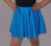 skirt blue nylon lycra