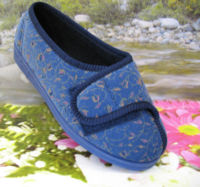 Ladies easy comfort wide upper fit slippers