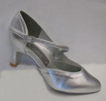 dance shoes foxtrot silver