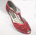 dance shoes topaz red