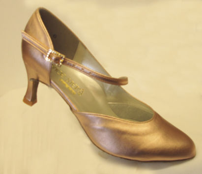ladies dance shoes bronze colour