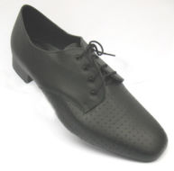 men's leather upper and sole dance shoes