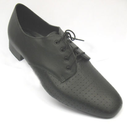 men's leather upper and sole dance shoes