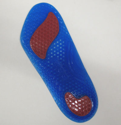 foot support with pressure point cushions