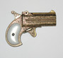 Show more information about Replica gun derring gamber style
Replica of western style derringer hand gun used by gamblers or ladies for protection,