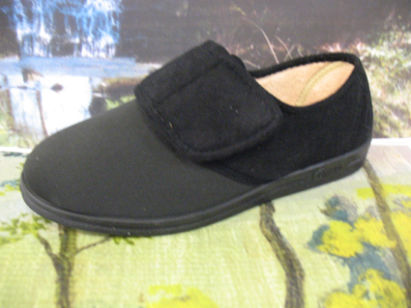 Slippers for ladies easy fit velcro fastening